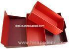 Luxury Red Cardboard Keepsake Gift Boxes For Cookies Packaging