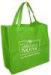 Small Green Color Folding Recycling Laminated Non Woven Bag Fabric