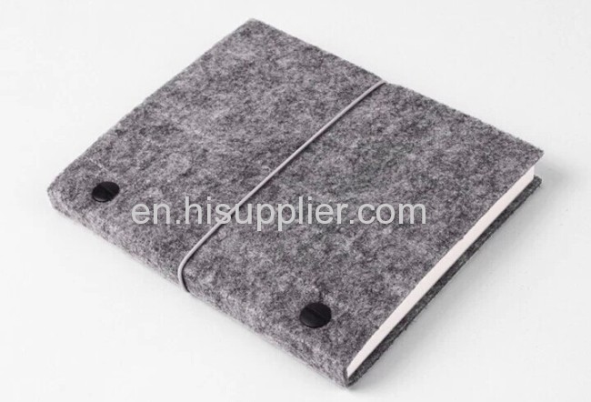new arrival! classical   wool felt   lace up paper note book