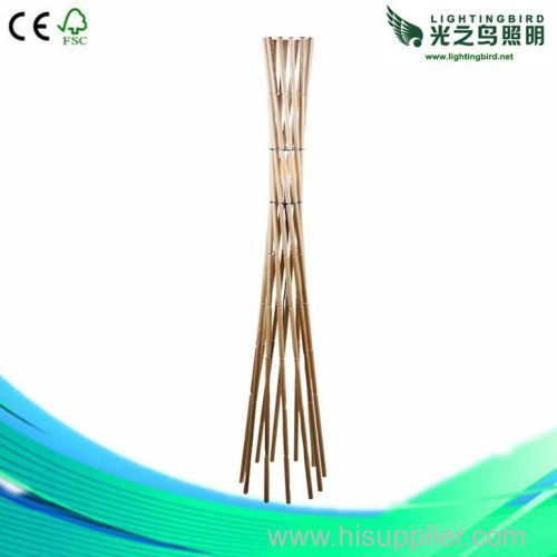 Lightingbird Restaurant Decoration Wooden Floor Lamps