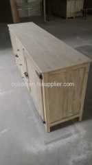 3 drawer old fir side cabinet