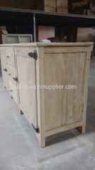 3 drawer old fir side cabinet