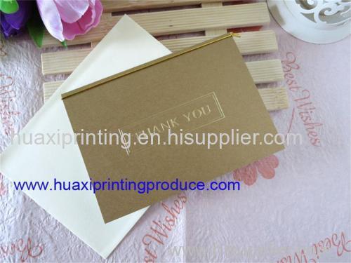 square and light golden greeting cards