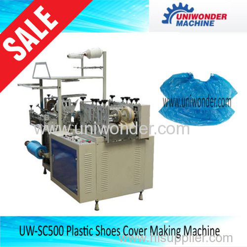 high capacity plastic shoes cover making machine