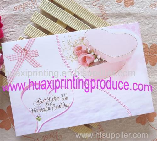 square and pink greeting cards