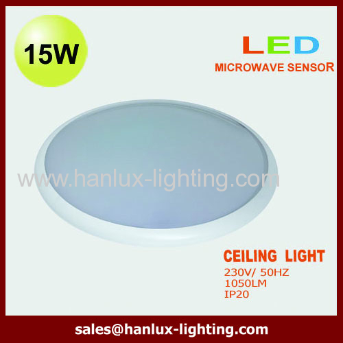 15W 35000h Sensor LED celing lamp