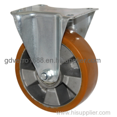 Heavy duty industrial PU casters