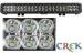 12600 lm 23 Inch dual Row offroad LED Light Bar 126W with scratch resistant Lens