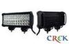 Black Aluminum housing 12 Inch suv offroad LED Light Bar , Led vehicle light bar 144W