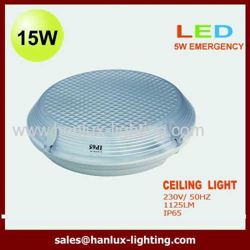 IP65 CE LED ceiling with light sensor switch