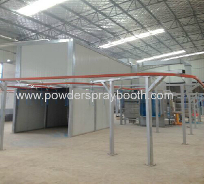 large powder coating oven