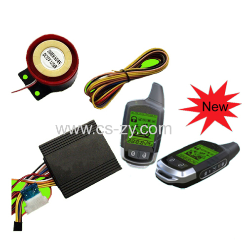 two way motorcycle security alarm with remotes