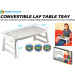 convertible lap table tray for commodity / plastic folding tray tables /dining table tray