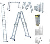 Multi-purpose folding ladder with CE