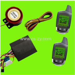 two way remote starter motorcycle alarm system
