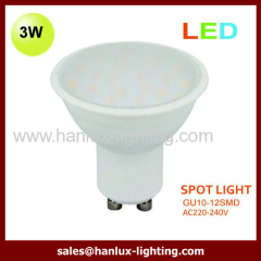 3W GU10 base downlight