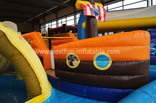 Cheap inflatable fun park adventure inflatable playground