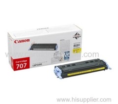 Genuine Canon 107/307/707 Color Laser Toner Cartridge Value Pack (Black Cyan Yellow Magenta)