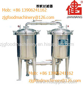 double filter/stainless steel bag type filter