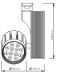 24W CREE LED Track Luminaire(Dimmable)