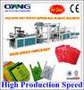 rope bag ultrasonic non woven bag making machine of automatic feeding / counting