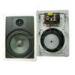 8" coaxial home theatre in wall speakers 40w wall hanging speaker