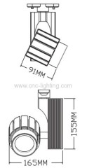 35W CREE LED Track Light (Dimmable)