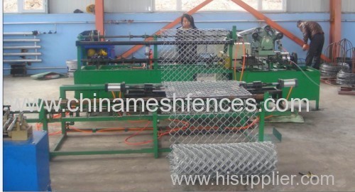 Foldable Edge Chain Fence Full Automatic Machine