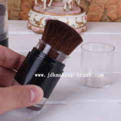 Mineral refillable powder brush