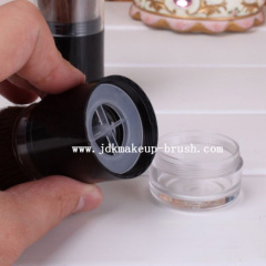 Mineral refillable powder brush