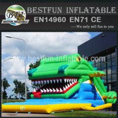 Crocodile Inflatable Slide For Sale