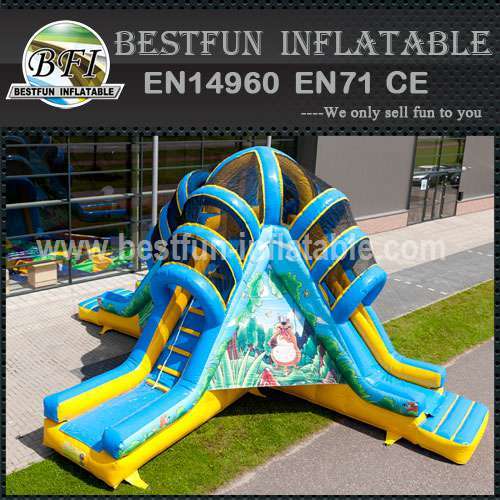 Popular Cheap Giant Inflatable Volcano Slide