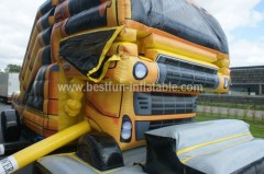 Commercial giant inflatable truck slide