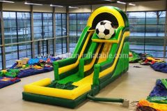 Inflatable football giant slide for adults and kids