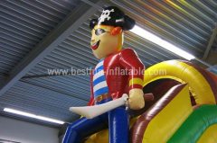 New design inflatable pirate slide
