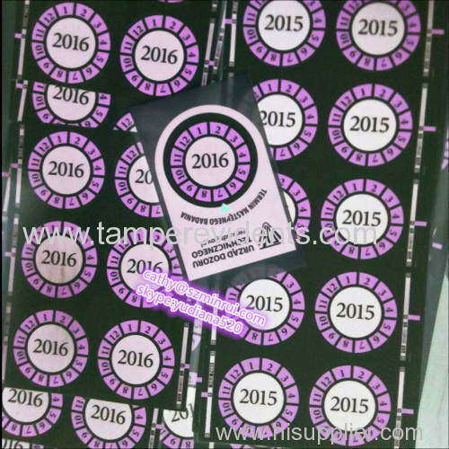 quality custom date warranty void security stickers