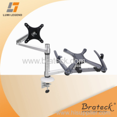 Universal adjustable laptop and monitor holder set