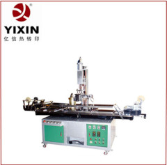 Flat surface heat transfer machine with adjustable workbench