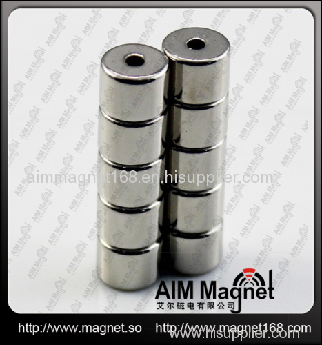 Neodymium round hole magnet