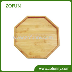30x30cm Eight sides Bamboo Serving Tray