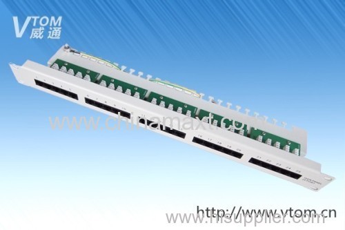 CAT3 UTP 25Port Voice Patch Panel China Manufacture With High Quality