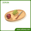 Ellipse bamboo serving tray