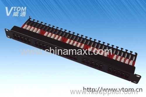 CAT3 UTP 50Port Voice Patch Panel China Suplier with Best Price