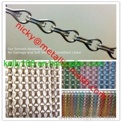 Aluminum Chain Link Fly Screen Curtain