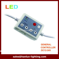 288W CE certificated DC12V 6-key plastic LED controller