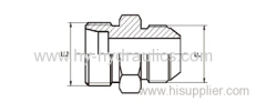 hydraulic hose fitting JIC male adapters 1CJ/1DJ