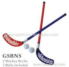 plastic hockey stick set