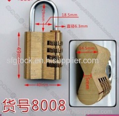 copper lock with hinger