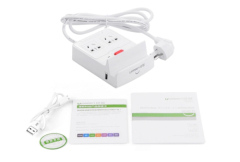 UGREEN Charging Station-3 Ports USB + 2 Sockets