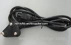 CCA Universal 3 Prong Plug Laptop AC Adapter Power Cord , UK BS